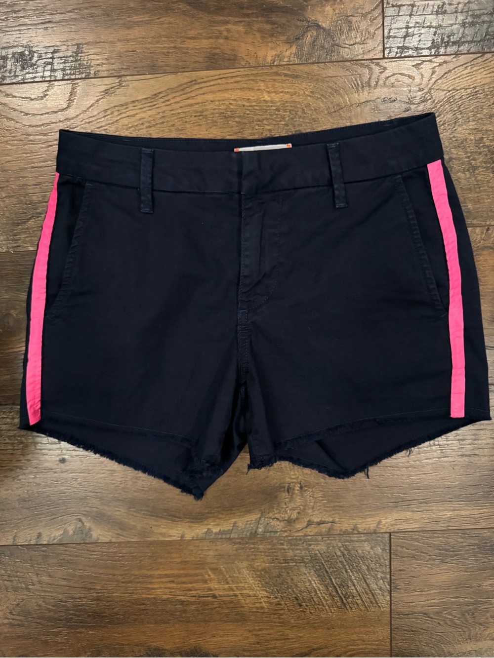 Sundry Navy Twill Shorts with Pink Side Stripes $15 OBO